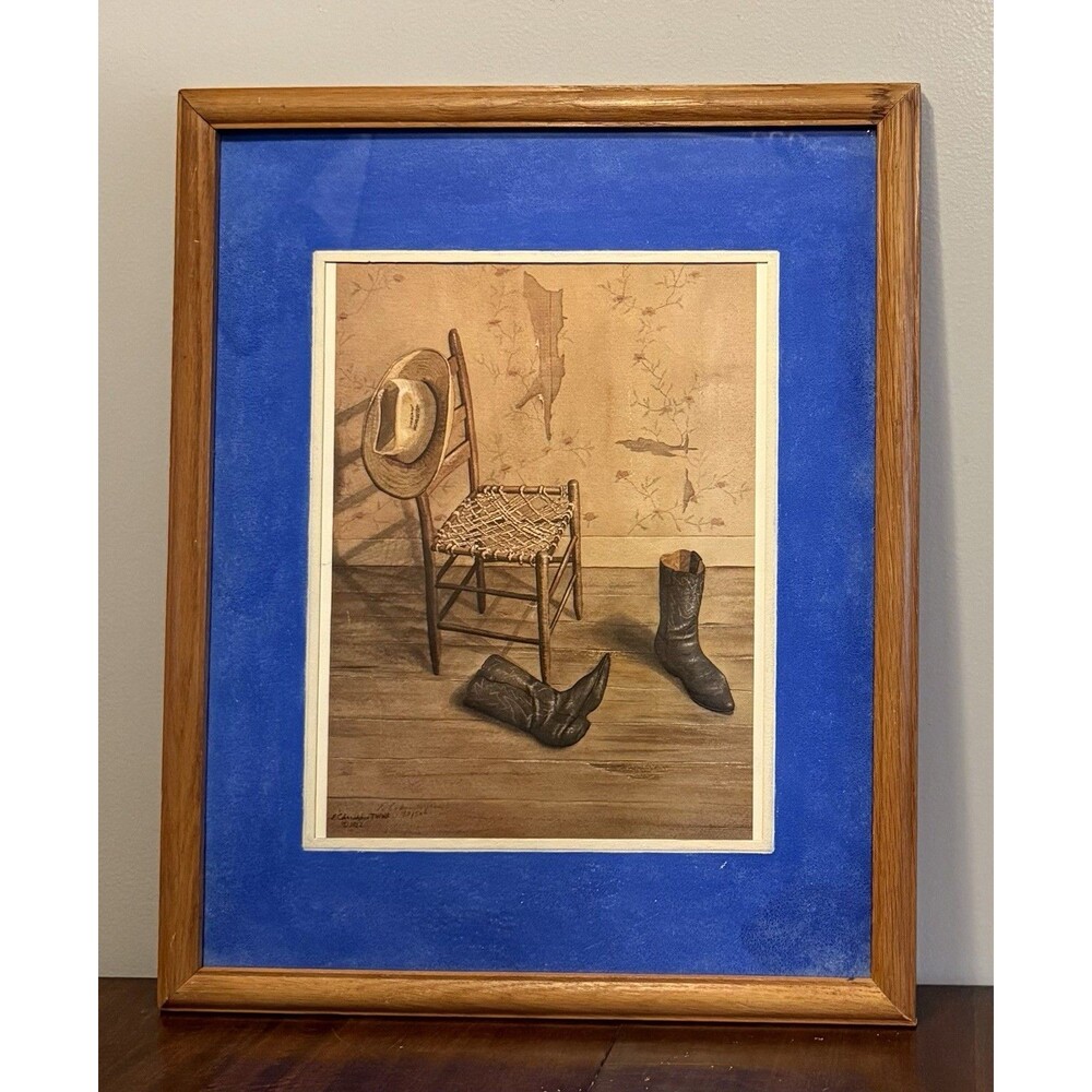Elenor Cokendolpher Signed Ltd. Ed. Print “Too Soon Tomorrow” 82/500, Western